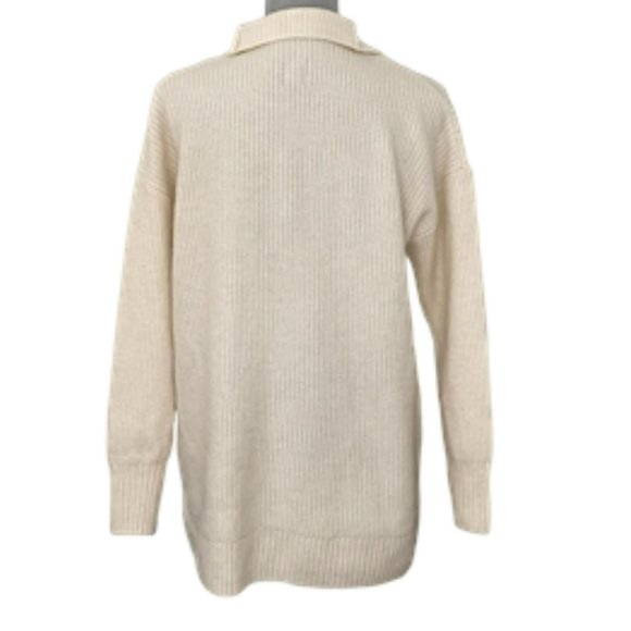 GAP Maternity Sweater Pullover Chino Beige Soft Knit Size M - Picture 3 of 7